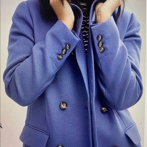 RW&CO. Long double breasted boucle coat.